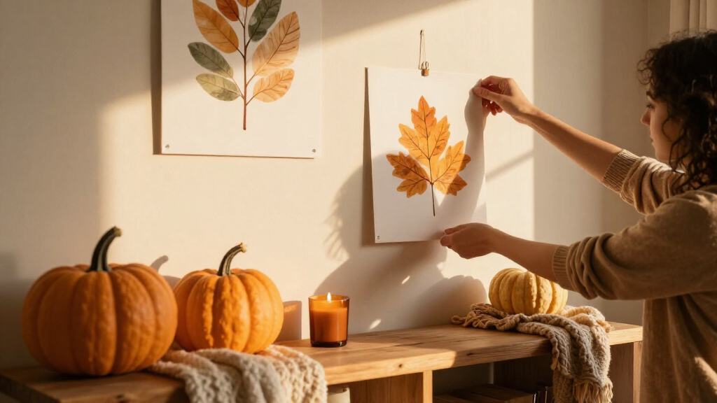 fall-themed wall art decor