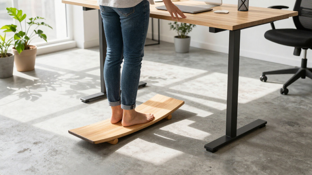 balance board for standing desk