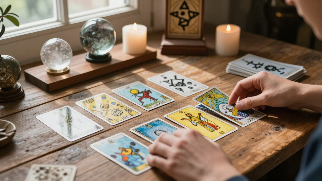 astrology and tarot card sets