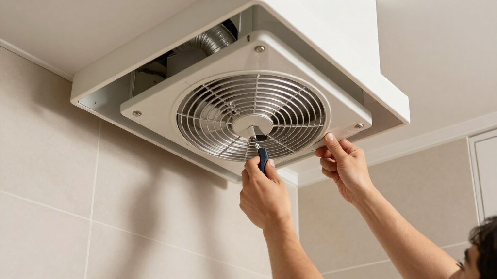 kitchen exhaust fan through wall