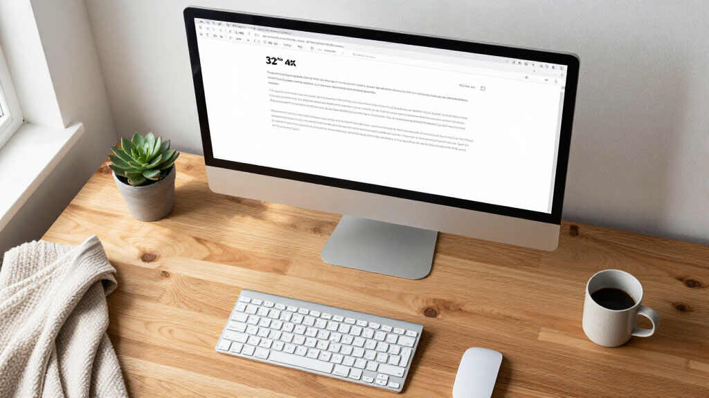 best 32 inch 4k monitor for text clarity