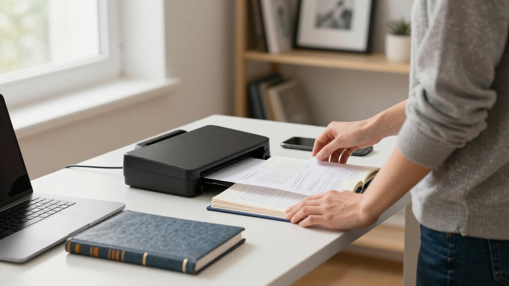 book scanner for scanning journals and letters