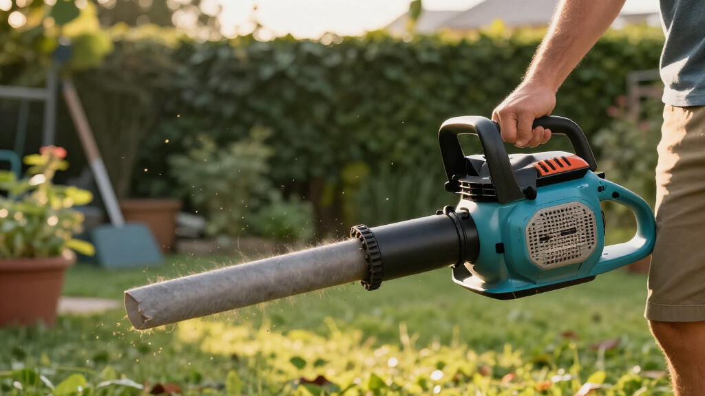 electric leaf blowers for yard cleanup