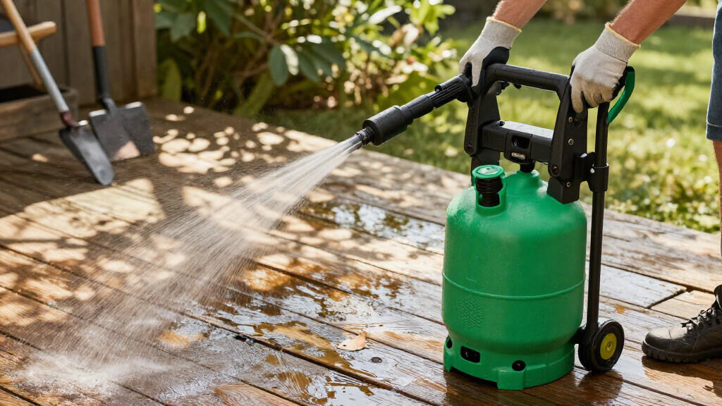 pressure washer gas