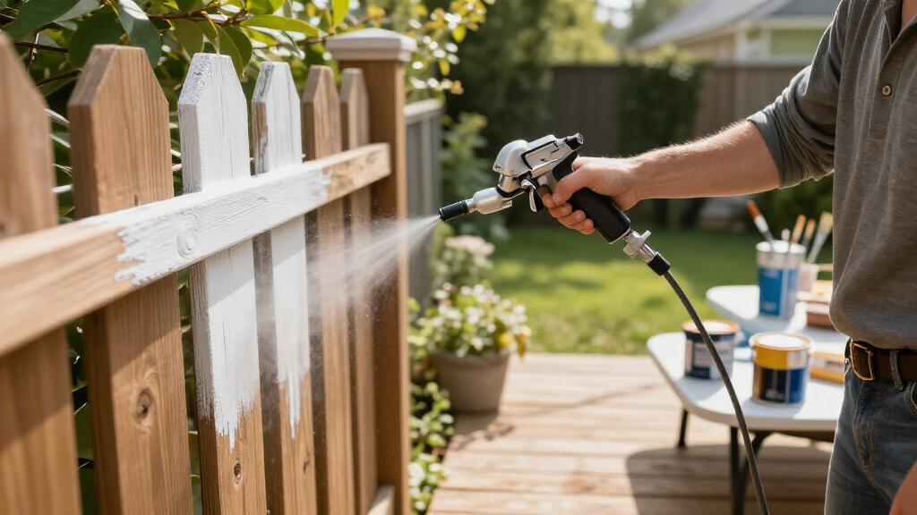 airless paint sprayer for fences