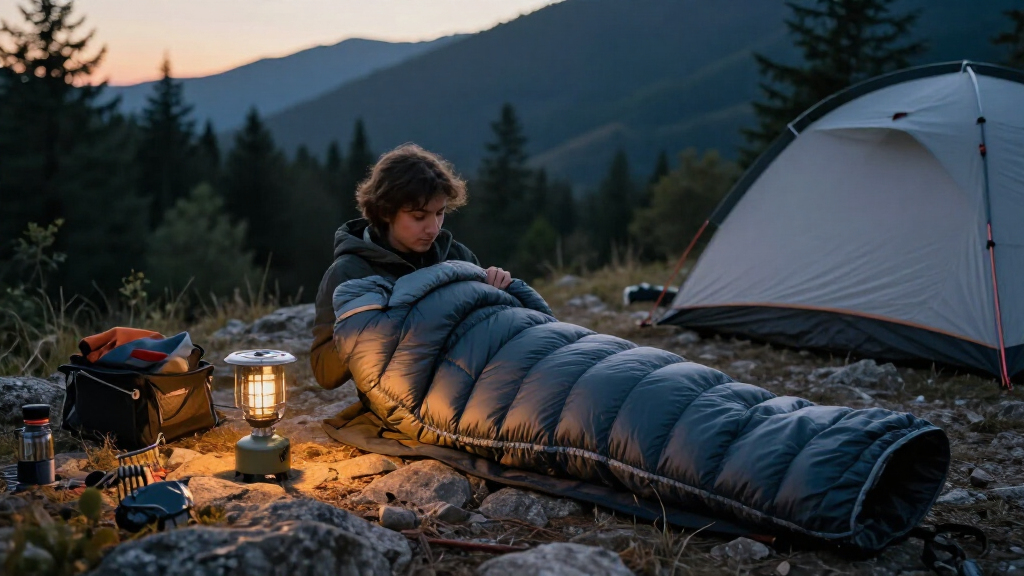 down sleeping bag 20 degree for backpacking