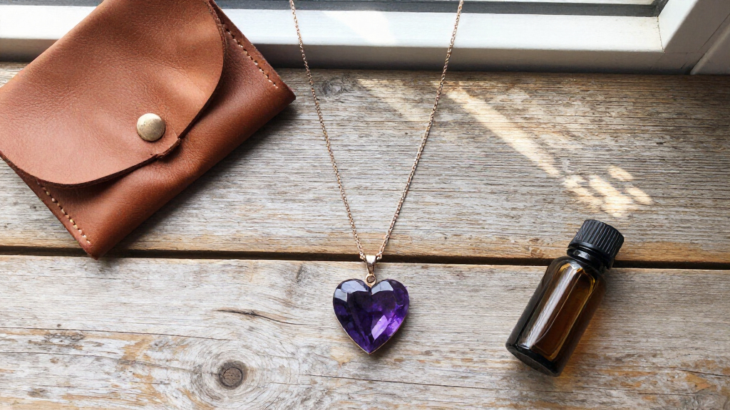 best amethyst heart necklaces