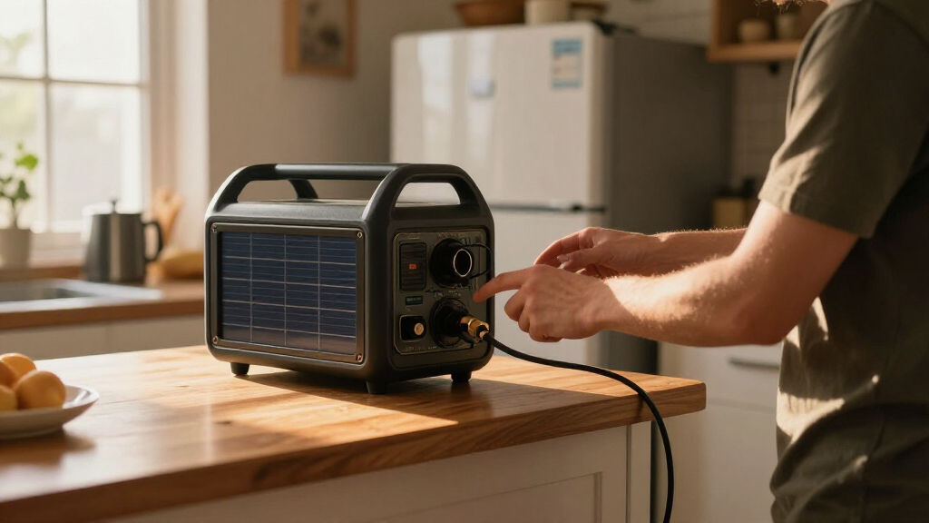 solar generator for refrigerator backup