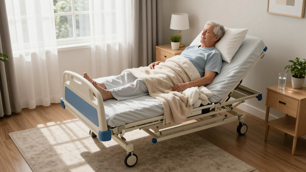 best hospital beds with full electric positioning for home