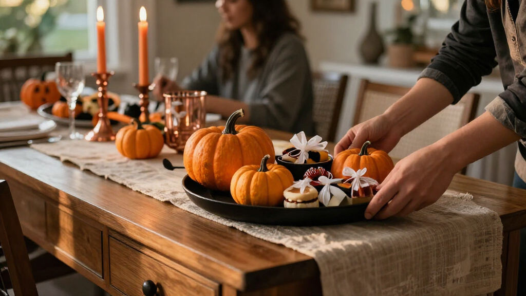 Halloween decorative serving trays