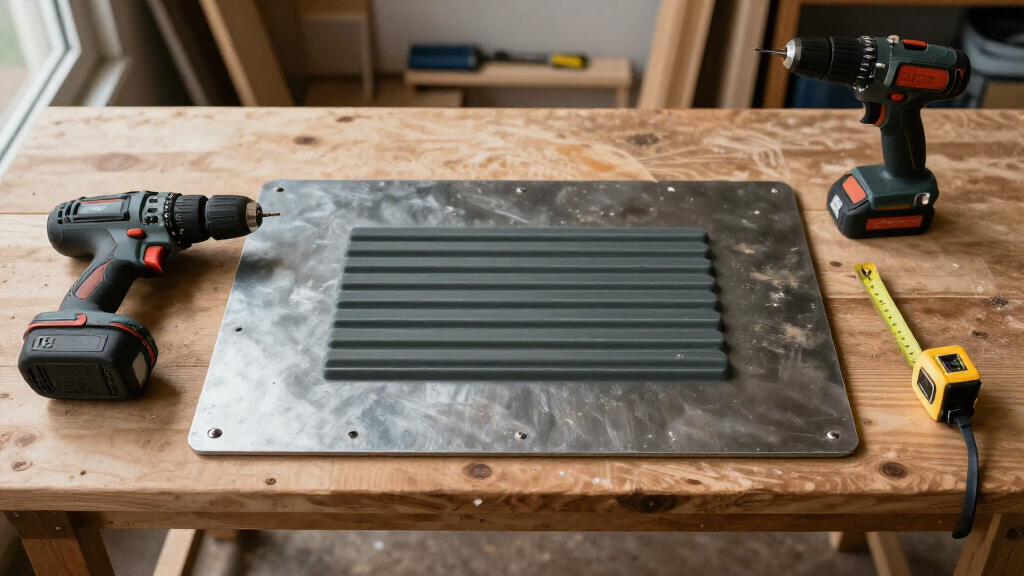 iron resting pads with silicone ribs
