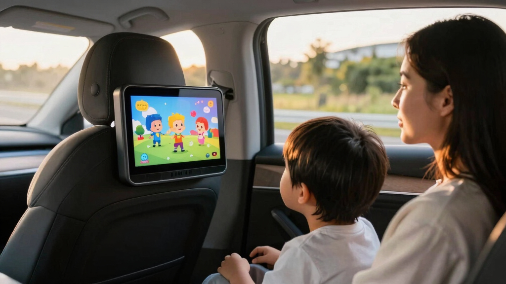 best rear seat entertainment monitor for kids on family road trips