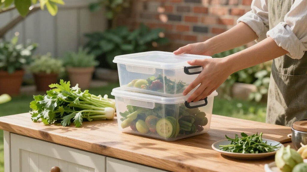 outdoor kitchen storage containers