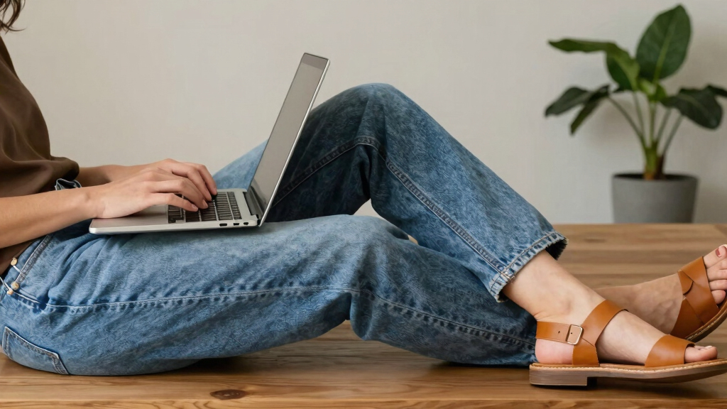 best jeans and sandals