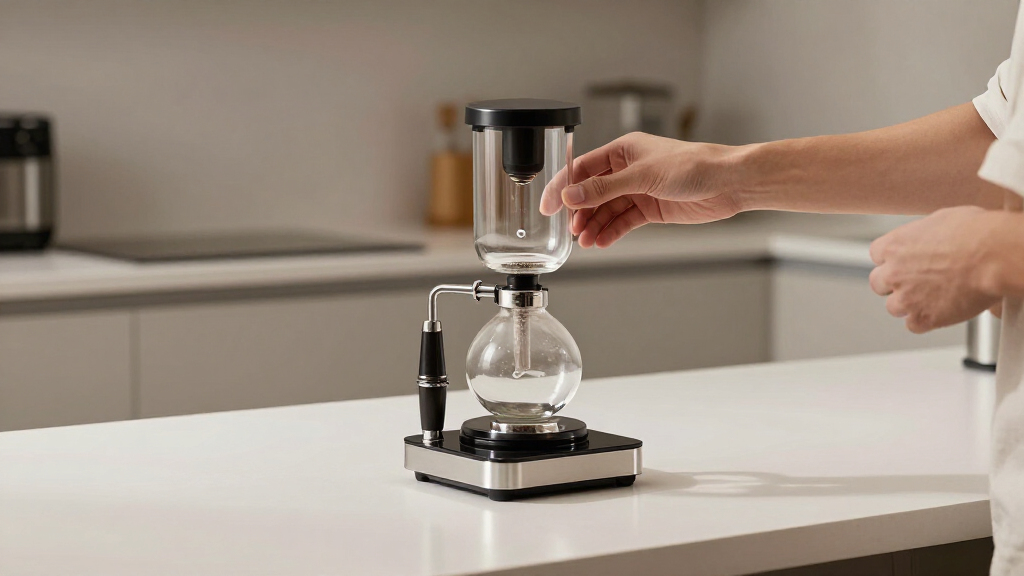 high ticket electric coffee siphon brewer for a home coffee bar