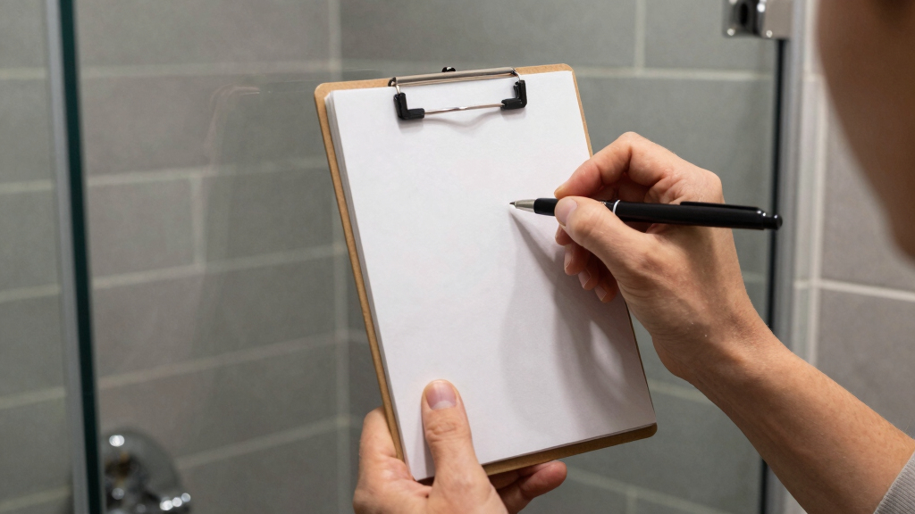 waterproof shower notepads