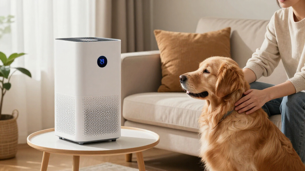 smart pet air purifier for dog dander
