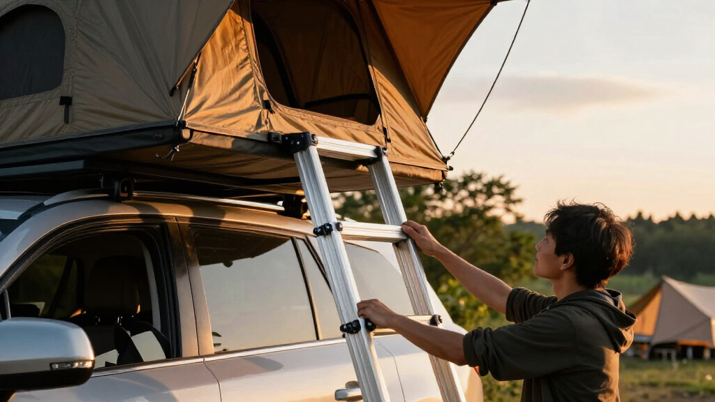best rooftop tent ladder upgrade for suv camping trips with easy installation