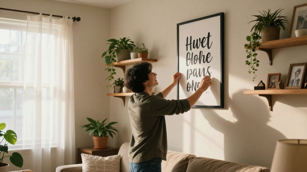 motivational quote wall art