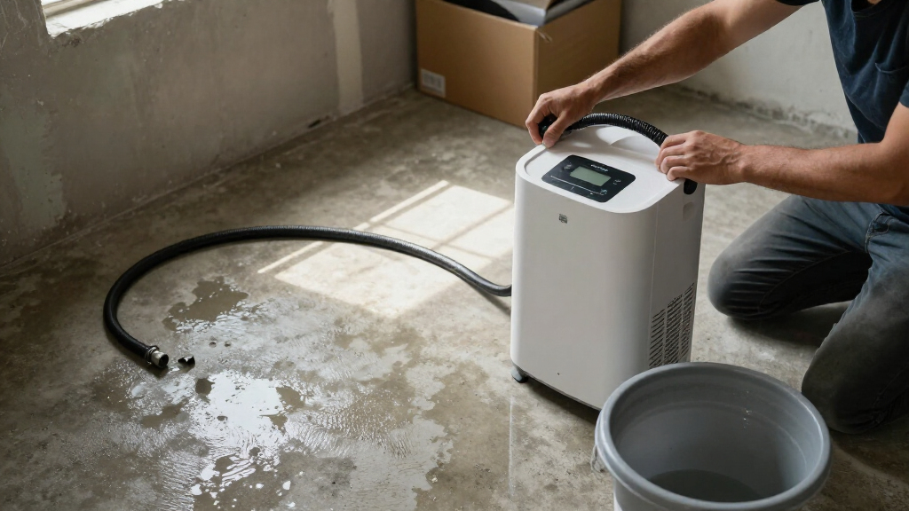dehumidifier for basement after flooding