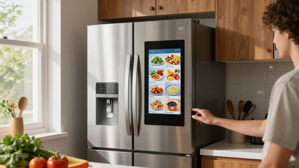 smart refrigerators with touch screens
