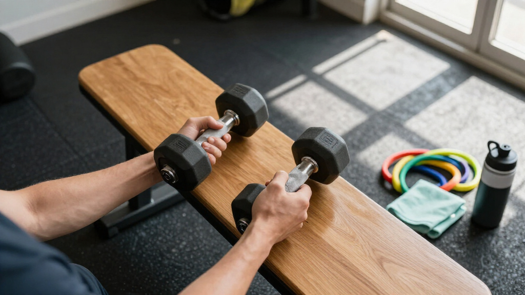 compact adjustable dumbbells