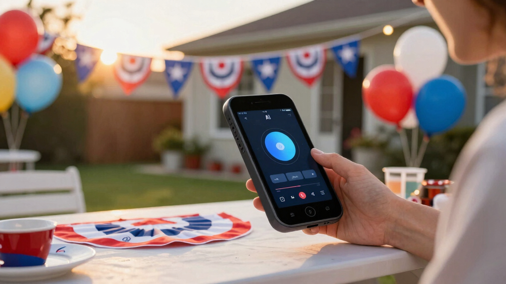 AI-powered patriotic party planning