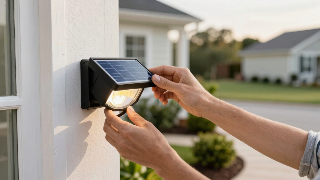 outdoor solar security lights