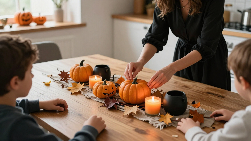 Halloween tabletop decorations