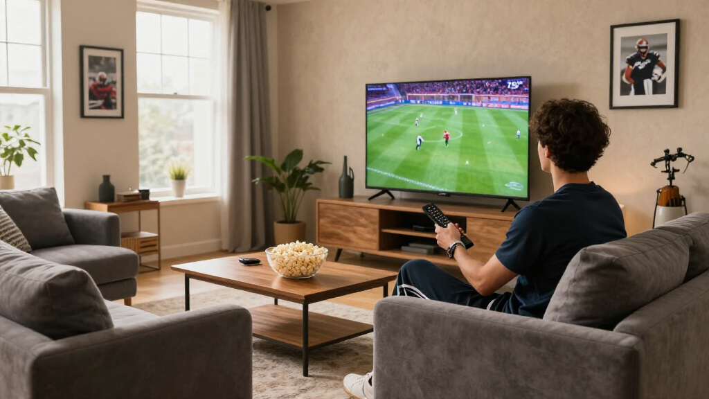 best 75 inch tv for football season