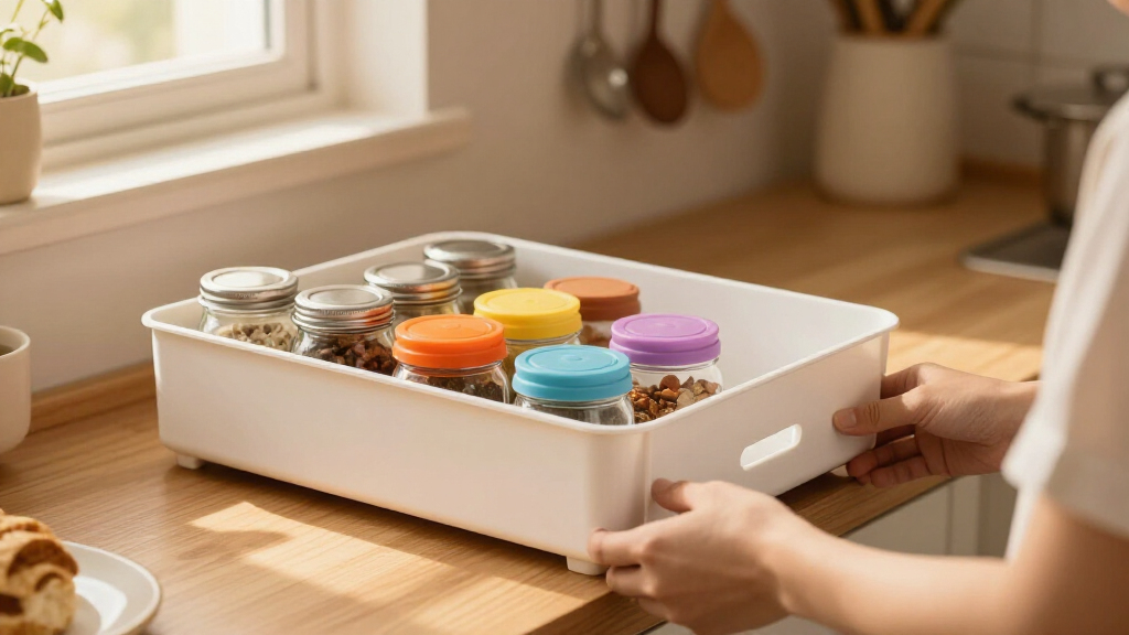 best renter-friendly kitchen storage