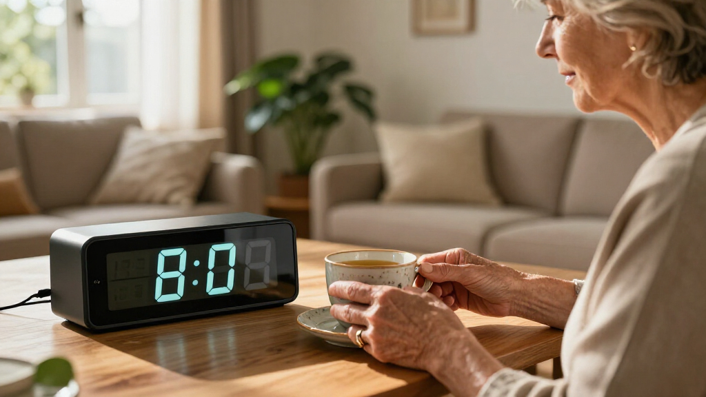 easy read clocks for seniors