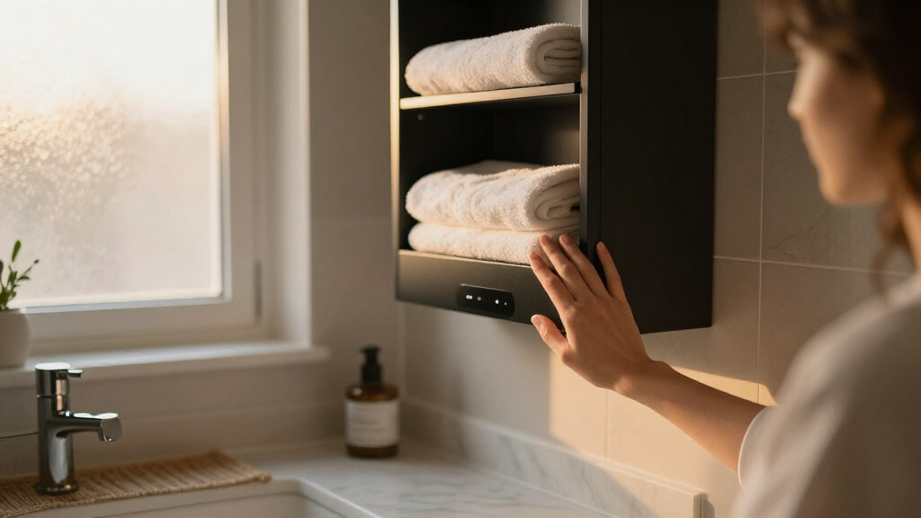 best luxury towel warmer cabinet