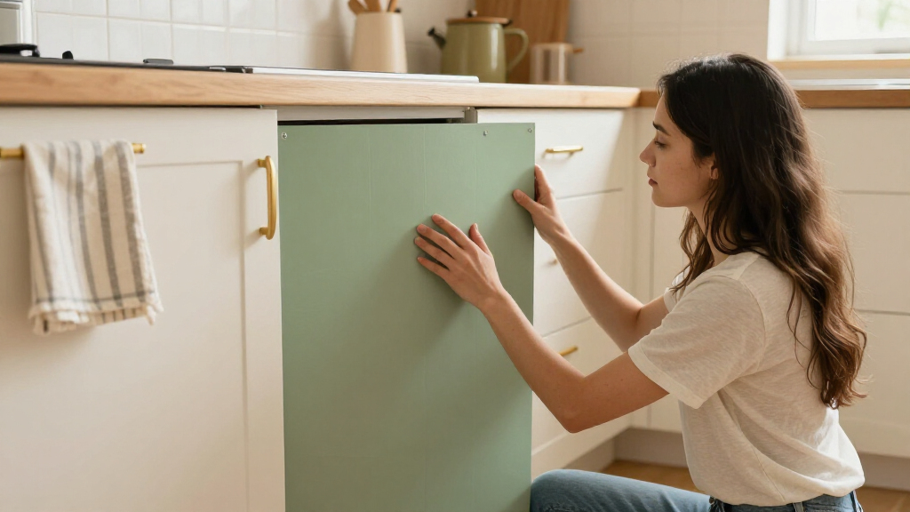 best renter-friendly cabinet makeovers