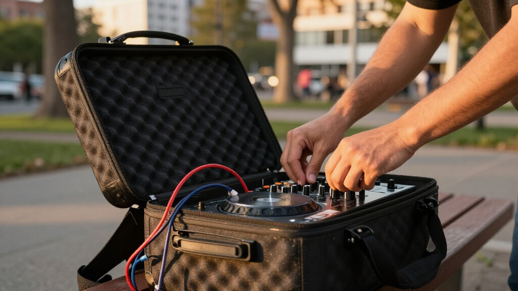 DJ controller cases for backpacks