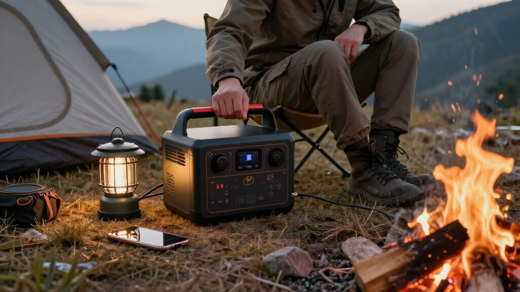 portable power station for camping for overlanding