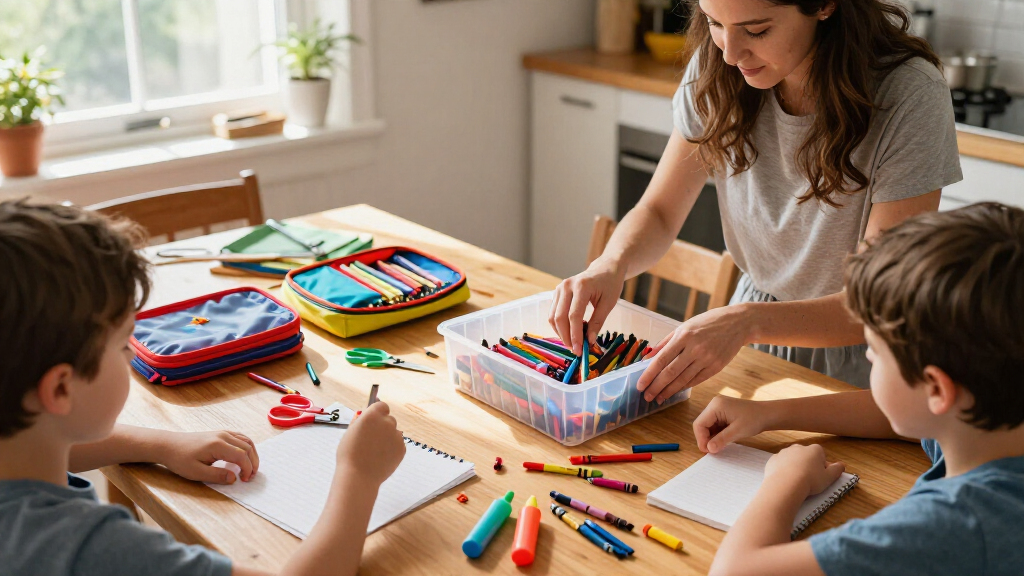 kids' school supply organizers