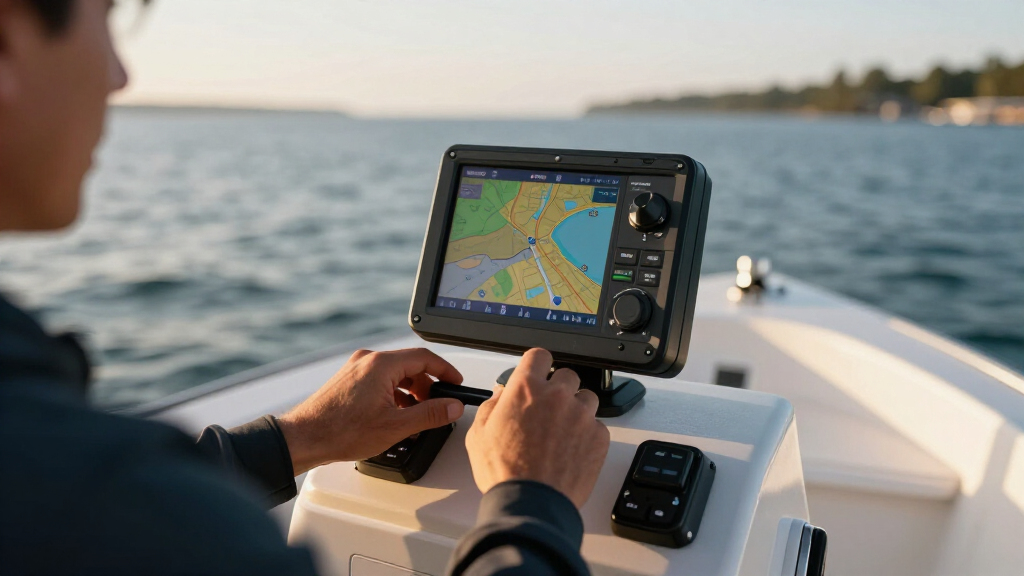 marine chartplotter mount system