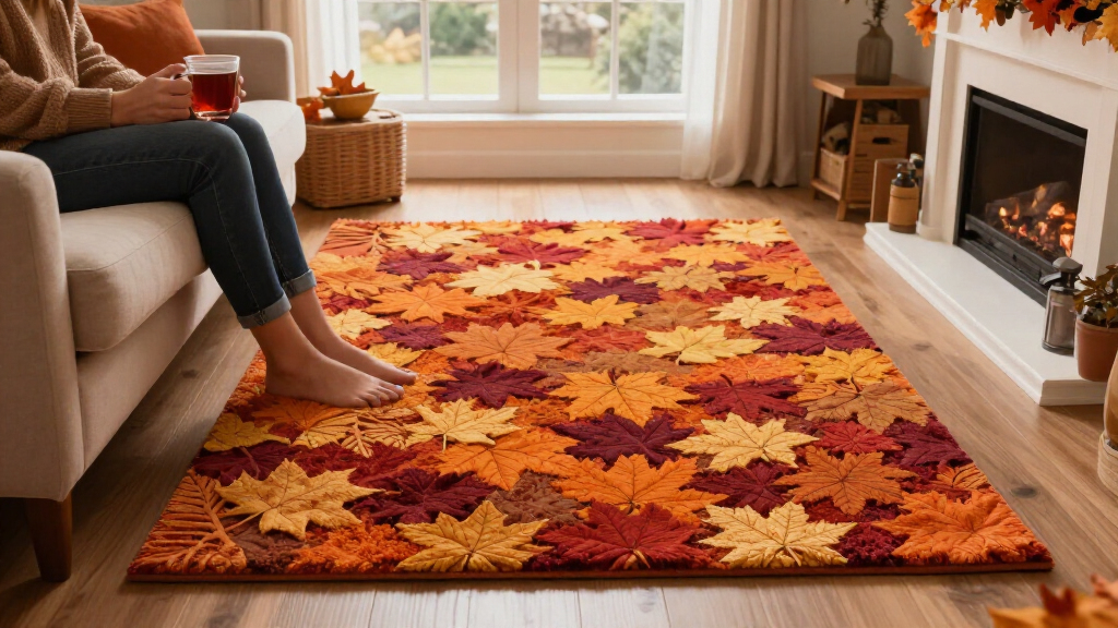 fall-inspired area rugs