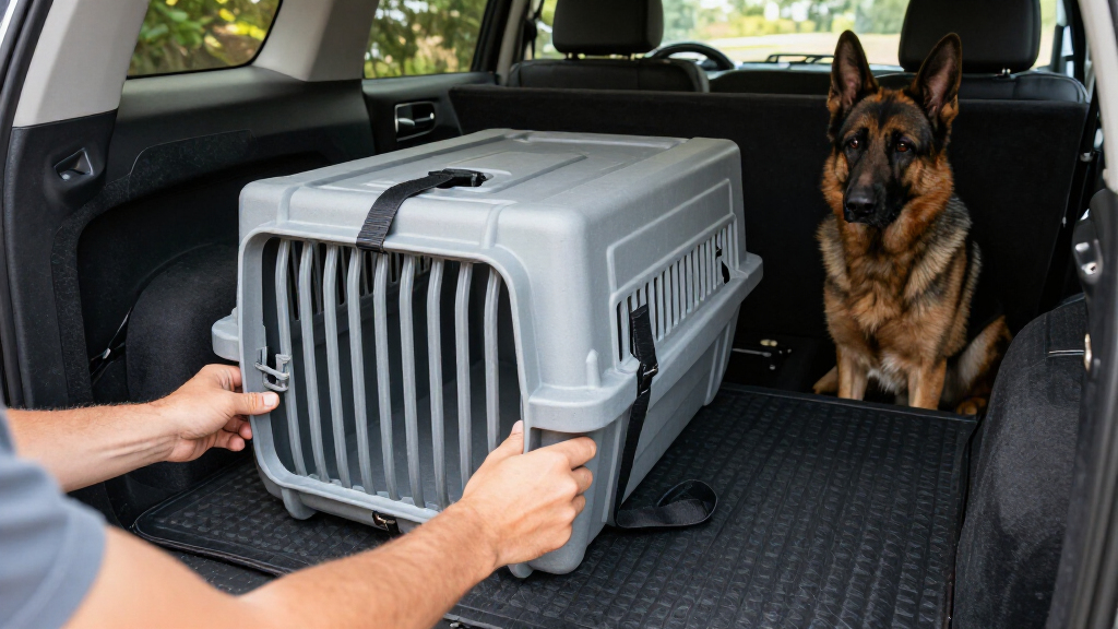 best dog crates for German shepherds in SUVs