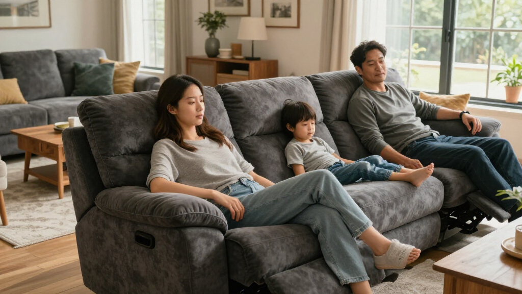 reclining sofas with power headrests