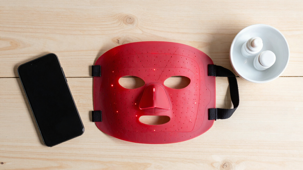 red light therapy mask premium