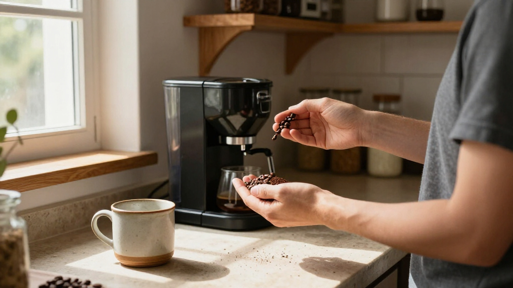coffee maker with grinder