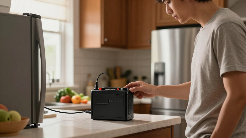 best battery backup for refrigerator outage