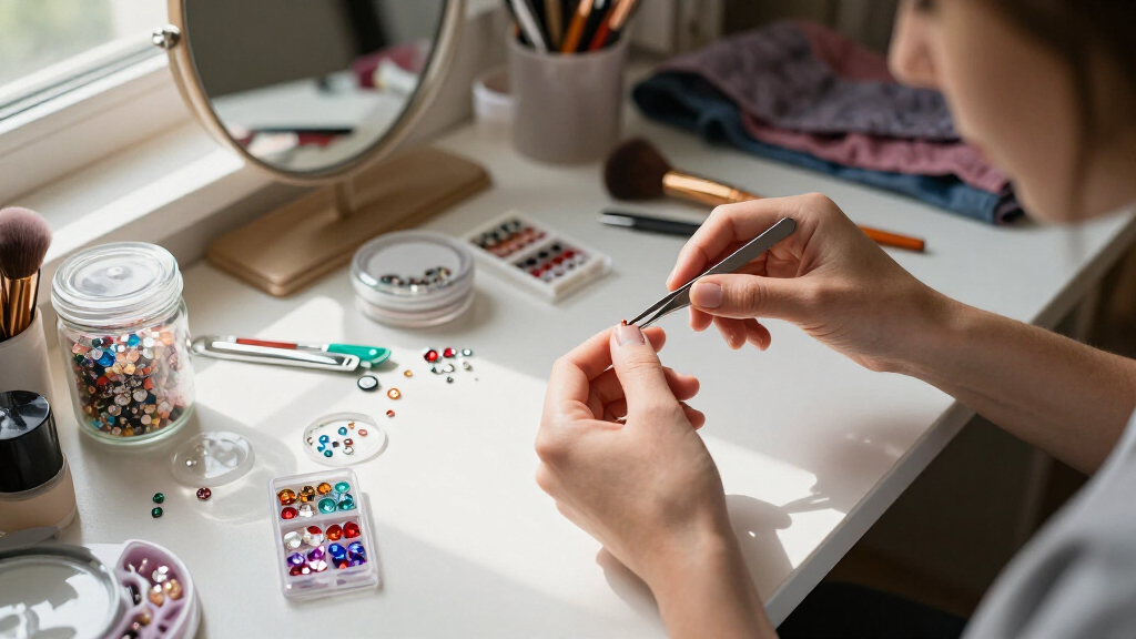 best nail rhinestone kits