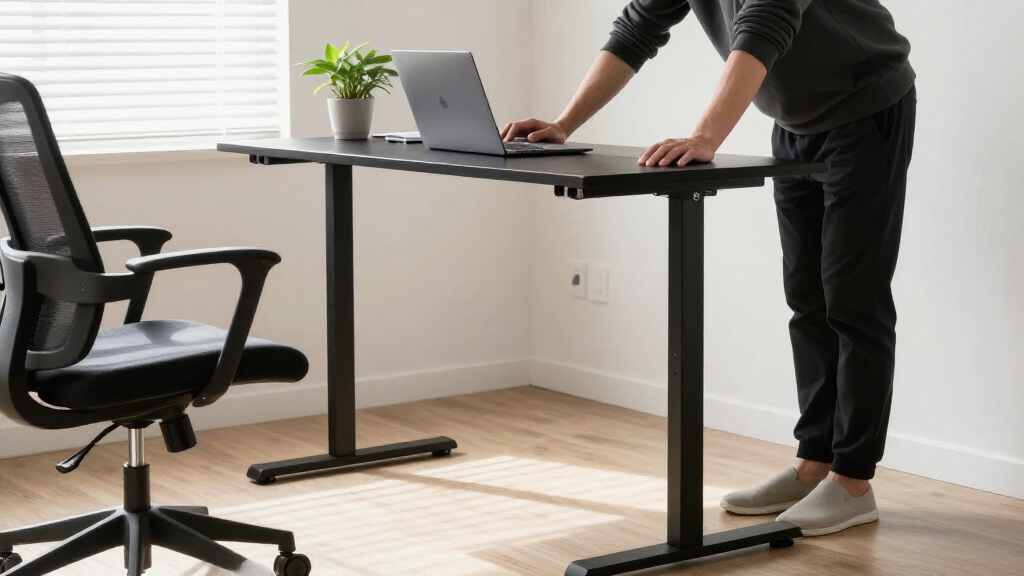 standing desk 4 leg stability