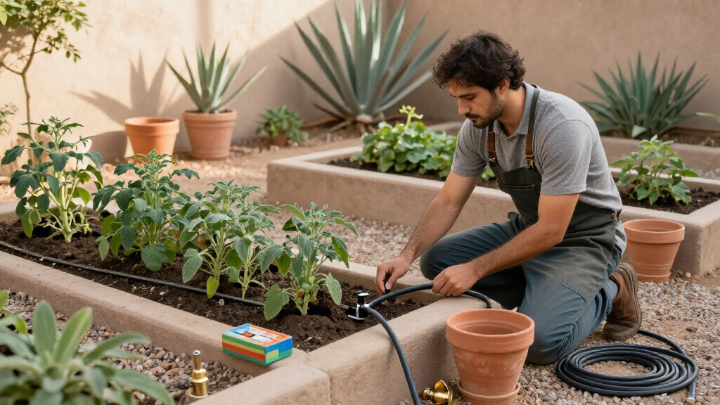 desert gardening drip irrigation kits