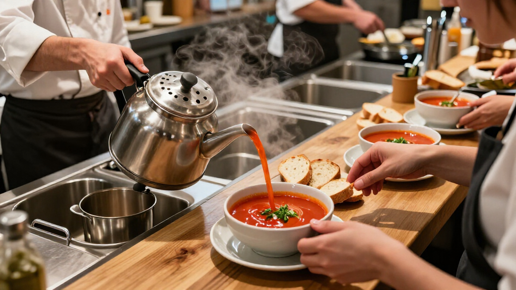 commercial soup kettle warmer