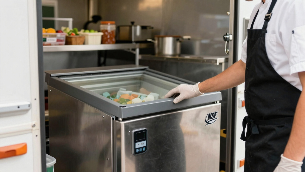 best NSF commercial freezers for food trailers