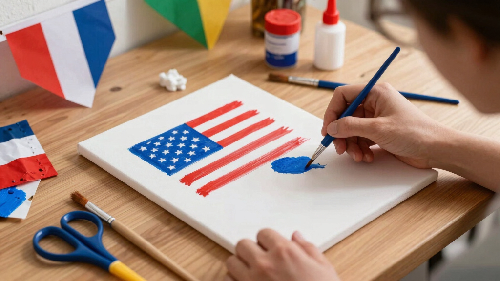 patriotic art supplies